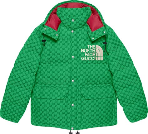 green gucci north face jacket|north face gucci boots price.